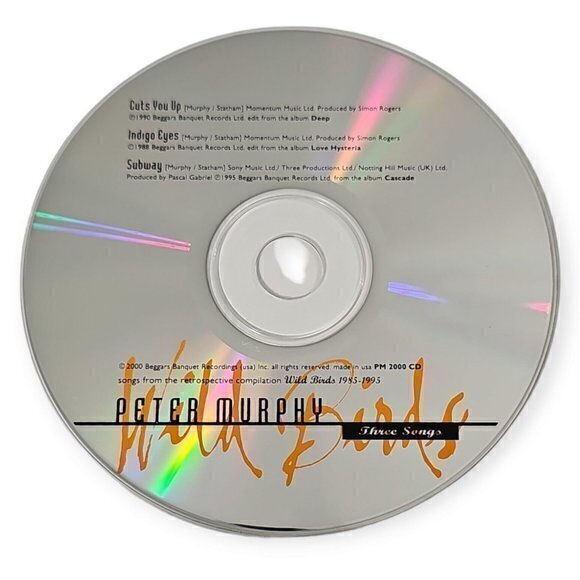 Peter Murphy – Three Songs [2000‎ Promotional CD] - Picture 3 of 3